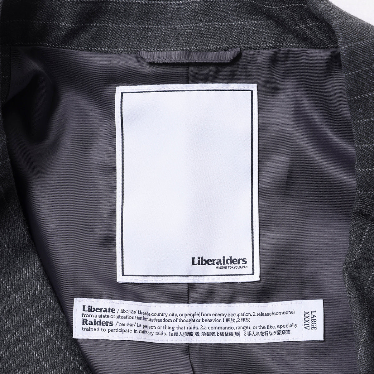 Liberaiders LOOSE FIT 3-BUTTON JACKET リベレイダース ルーズフィット 3ボタン ジャケット 730182603【メンズ 3ボタンジャケット テーラードジャケット ジャケット 26FW】