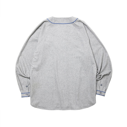 Liberaiders FLANNEL BASEBALL SHIRT リベレイダース フランネル ベースボールシャツ 731012603【メンズ 長袖シャツ ブランドロゴ ヴィンテージライク ストリート 26FW】