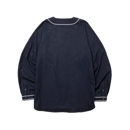 Liberaiders FLANNEL BASEBALL SHIRT リベレイダース フランネル ベースボールシャツ 731012603【メンズ 長袖シャツ ブランドロゴ ヴィンテージライク ストリート 26FW】