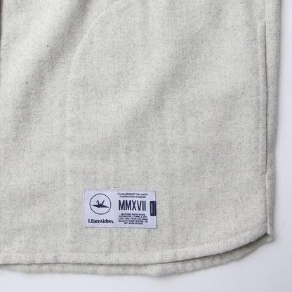 Liberaiders FLANNEL BASEBALL SHIRT リベレイダース フランネル ベースボールシャツ 731012603【メンズ 長袖シャツ ブランドロゴ ヴィンテージライク ストリート 26FW】
