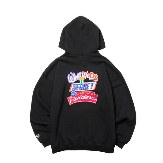 Liberaiders EMBROIDERY HOODIE リベレイダース エンブロイダリー フーディ 733012603【メンズ 裏起毛フーディ パーカー グラフィック 刺繍 オーバーサイズ 26FW】
