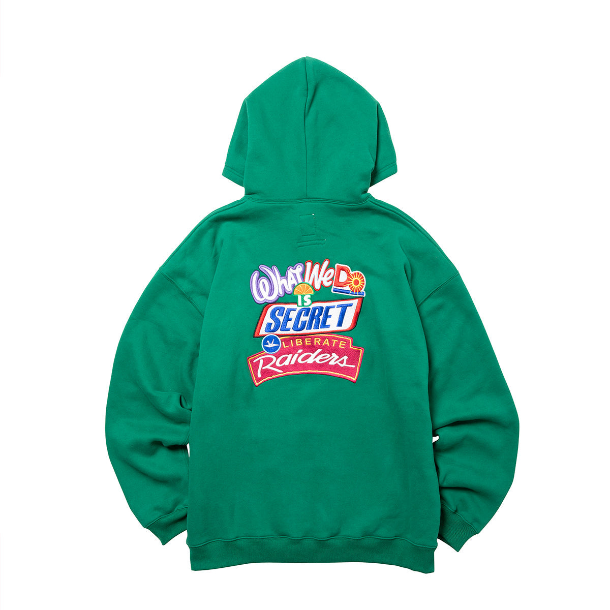 Liberaiders EMBROIDERY HOODIE リベレイダース エンブロイダリー フーディ 733012603【メンズ 裏起毛フーディ パーカー グラフィック 刺繍 オーバーサイズ 26FW】