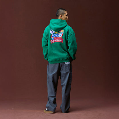Liberaiders EMBROIDERY HOODIE リベレイダース エンブロイダリー フーディ 733012603【メンズ 裏起毛フーディ パーカー グラフィック 刺繍 オーバーサイズ 26FW】