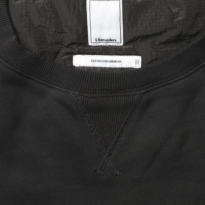 Liberaiders COTTON FLEECE QUILTED CREWNECK リベレイダース コットン フリース キルテッド クルーネック 733082603【メンズ クルーネック 保温性 防寒性 裏起毛 デイリーユース 26FW】