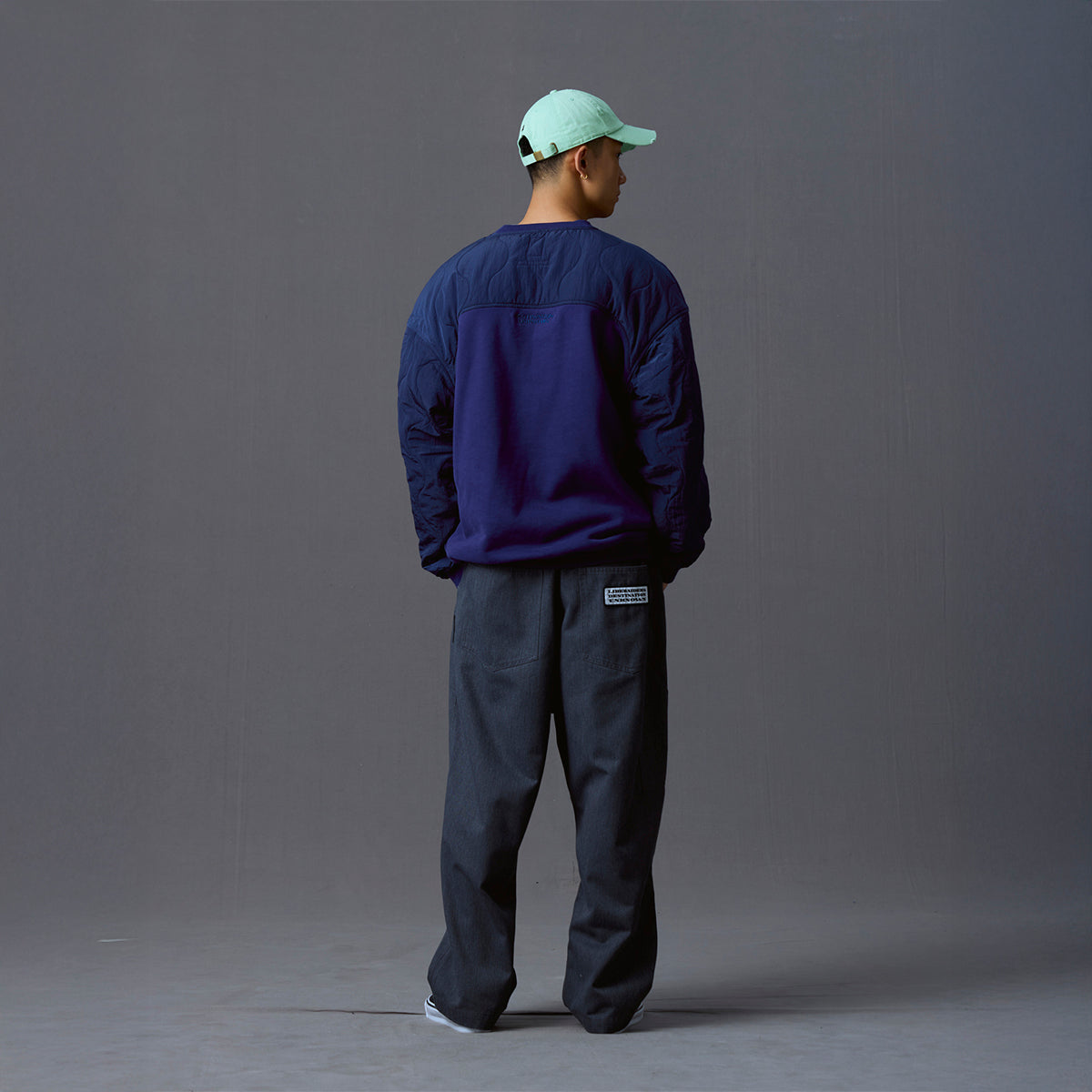 Liberaiders COTTON FLEECE QUILTED CREWNECK リベレイダース コットン フリース キルテッド クルーネック 733082603【メンズ クルーネック 保温性 防寒性 裏起毛 デイリーユース 26FW】