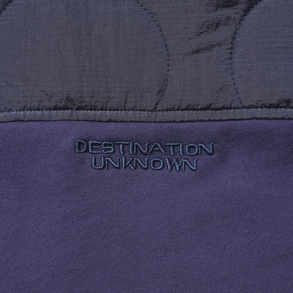 Liberaiders COTTON FLEECE QUILTED CREWNECK リベレイダース コットン フリース キルテッド クルーネック 733082603【メンズ クルーネック 保温性 防寒性 裏起毛 デイリーユース 26FW】