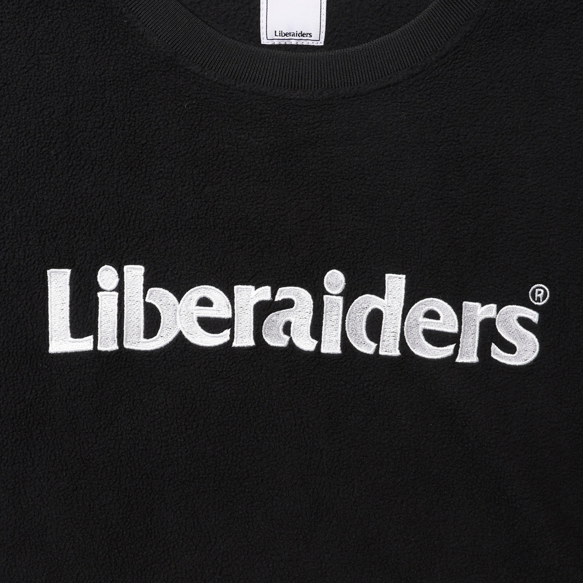 Liberaiders OG LOGO FLEECE CREWNECK リベレイダース オージー ロゴ フリース クルーネック 733092603【メンズ 長袖 クルーネック フリース 保温性 軽量 カジュアル 26FW】