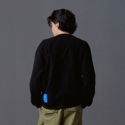 Liberaiders OG LOGO FLEECE CREWNECK リベレイダース オージー ロゴ フリース クルーネック 733092603【メンズ 長袖 クルーネック フリース 保温性 軽量 カジュアル 26FW】