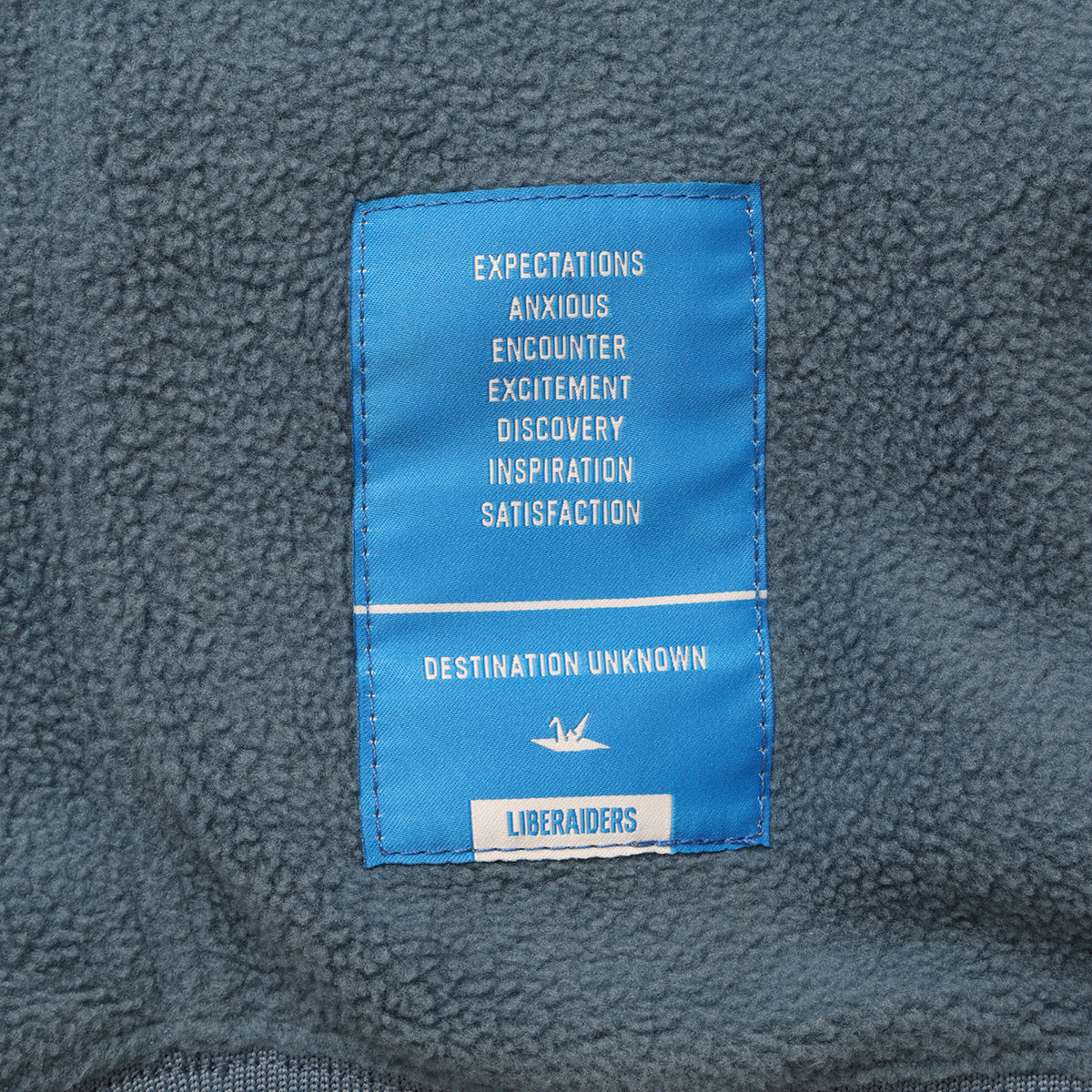 Liberaiders OG LOGO FLEECE CREWNECK リベレイダース オージー ロゴ フリース クルーネック 733092603【メンズ 長袖 クルーネック フリース 保温性 軽量 カジュアル 26FW】