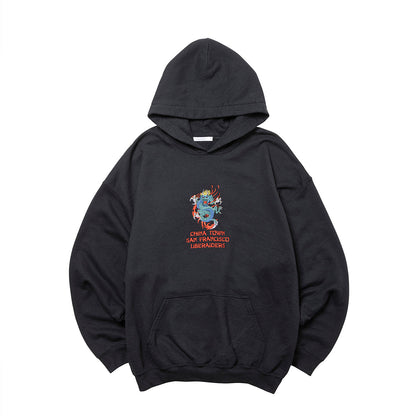 Liberaiders DRAGON HOODIE リベレイダース ドラゴン フーディー 733152603【メンズ プルオーバーフーディー パーカー ウォッシュ加工 プリント 26FW】
