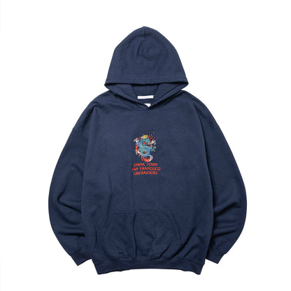 Liberaiders DRAGON HOODIE リベレイダース ドラゴン フーディー 733152603【メンズ プルオーバーフーディー パーカー ウォッシュ加工 プリント 26FW】