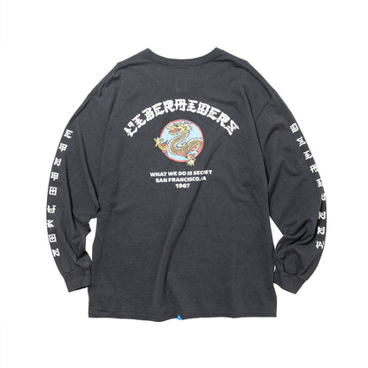 Liberaiders DRAGON L/S TEE リベレイダース ドラゴン ロングスリーブTシャツ 735042603【メンズ 長袖Tシャツ ロンT  天竺生地 グラフィック プリントデザイン 26FW】
