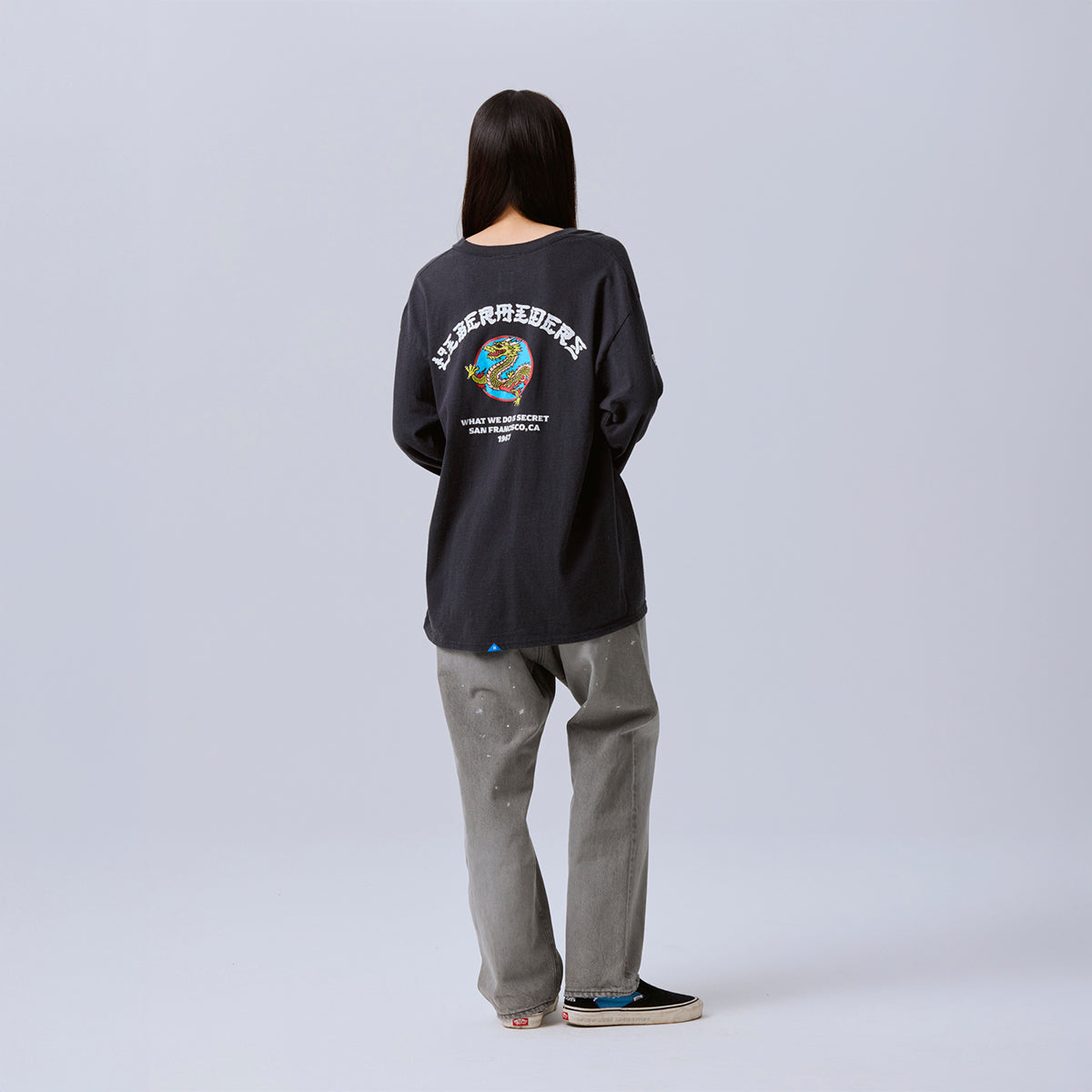Liberaiders DRAGON L/S TEE リベレイダース ドラゴン ロングスリーブTシャツ 735042603【メンズ 長袖Tシャツ ロンT  天竺生地 グラフィック プリントデザイン 26FW】