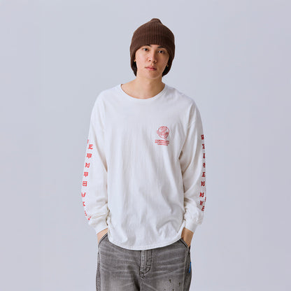 Liberaiders DRAGON L/S TEE リベレイダース ドラゴン ロングスリーブTシャツ 735042603【メンズ 長袖Tシャツ ロンT  天竺生地 グラフィック プリントデザイン 26FW】