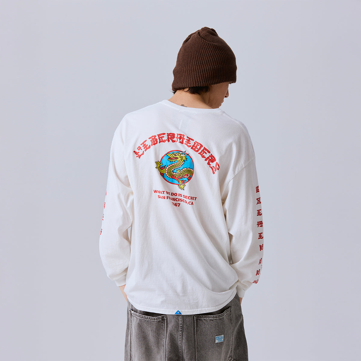 Liberaiders DRAGON L/S TEE リベレイダース ドラゴン ロングスリーブTシャツ 735042603【メンズ 長袖Tシャツ ロンT  天竺生地 グラフィック プリントデザイン 26FW】