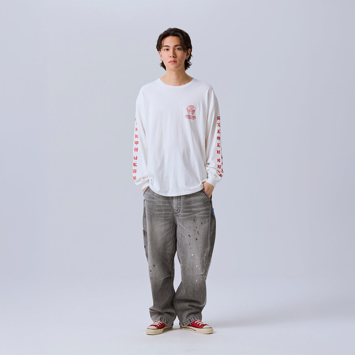 Liberaiders DRAGON L/S TEE リベレイダース ドラゴン ロングスリーブTシャツ 735042603【メンズ 長袖Tシャツ ロンT  天竺生地 グラフィック プリントデザイン 26FW】