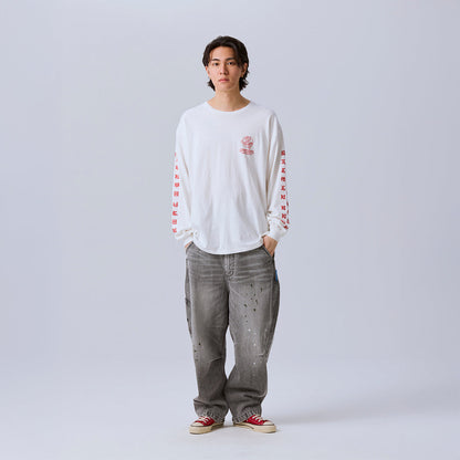 Liberaiders DRAGON L/S TEE リベレイダース ドラゴン ロングスリーブTシャツ 735042603【メンズ 長袖Tシャツ ロンT  天竺生地 グラフィック プリントデザイン 26FW】