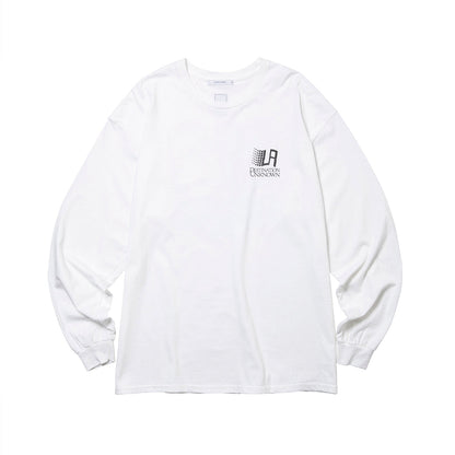 Liberaiders OS LOGO L/S TEE  リベレイダース オーバーサイズ ロゴ ロングスリーブTシャツ 735052603【メンズ 長袖Tシャツ ロンT グラフィック 天竺生地 フロスト加工 26FW】