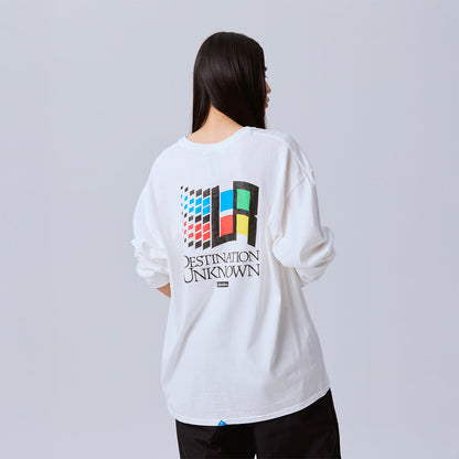 Liberaiders OS LOGO L/S TEE  リベレイダース オーバーサイズ ロゴ ロングスリーブTシャツ 735052603【メンズ 長袖Tシャツ ロンT グラフィック 天竺生地 フロスト加工 26FW】