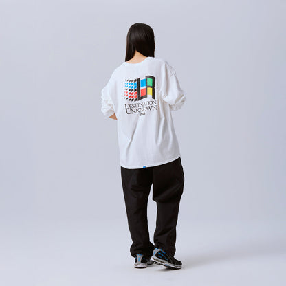 Liberaiders OS LOGO L/S TEE  リベレイダース オーバーサイズ ロゴ ロングスリーブTシャツ 735052603【メンズ 長袖Tシャツ ロンT グラフィック 天竺生地 フロスト加工 26FW】
