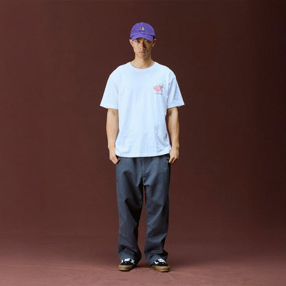 Liberaiders CHINATOWN TEE リベレイダース チャイナタウン Tシャツ 736042603【メンズ 半袖Tシャツ 天竺 フロスト加工 ヴィンテージライク バッグロゴ 26FW】