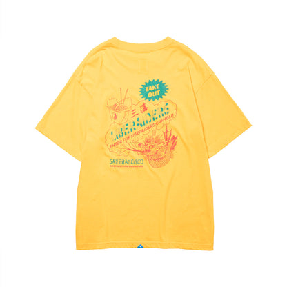 Liberaiders CHINATOWN TEE リベレイダース チャイナタウン Tシャツ 736042603【メンズ 半袖Tシャツ 天竺 フロスト加工 ヴィンテージライク バッグロゴ 26FW】