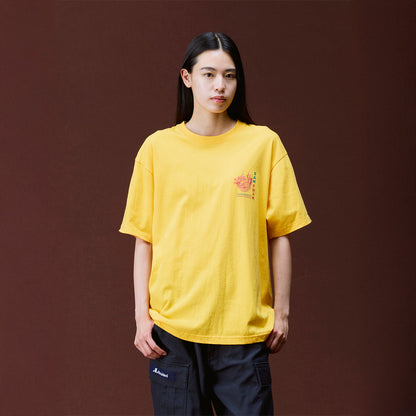 Liberaiders CHINATOWN TEE リベレイダース チャイナタウン Tシャツ 736042603【メンズ 半袖Tシャツ 天竺 フロスト加工 ヴィンテージライク バッグロゴ 26FW】
