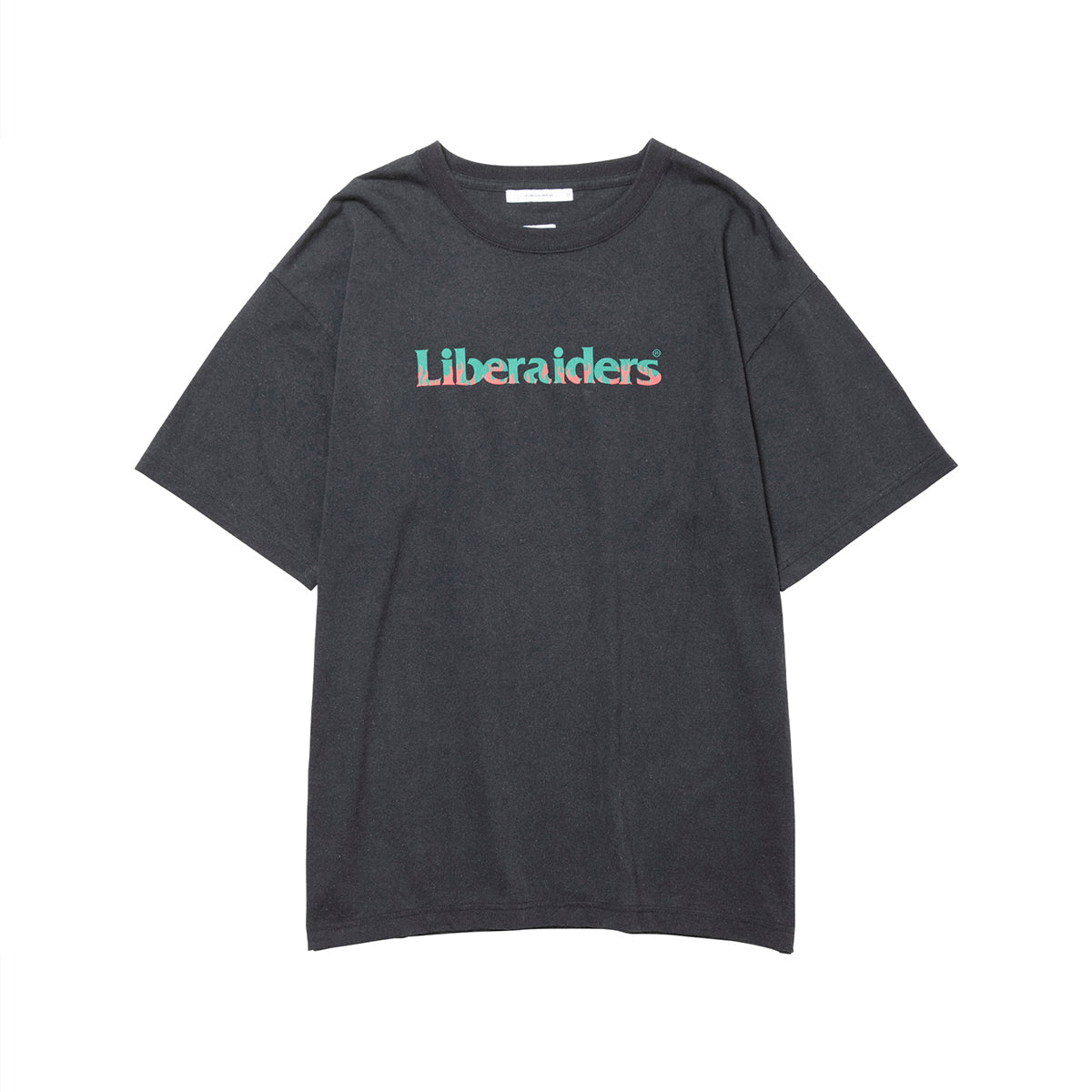 Liberaiders OG LOGO TEE リベレイダース OG ロゴTシャツ 736062603【メンズ 半袖Tシャツ フロスト加工 グラフィック ロゴプリント 26FW】