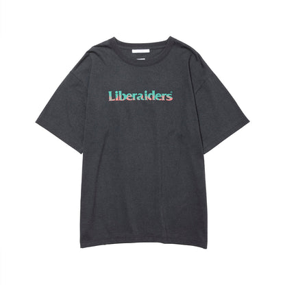 Liberaiders OG LOGO TEE リベレイダース OG ロゴTシャツ 736062603【メンズ 半袖Tシャツ フロスト加工 グラフィック ロゴプリント 26FW】