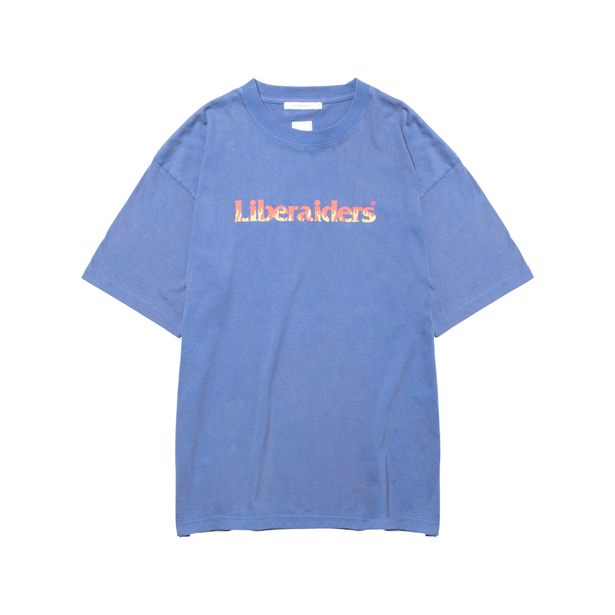 Liberaiders OG LOGO TEE リベレイダース OG ロゴTシャツ 736062603【メンズ 半袖Tシャツ フロスト加工 グラフィック ロゴプリント 26FW】