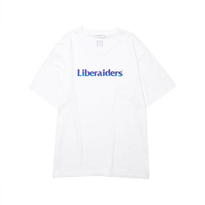 Liberaiders OG LOGO TEE リベレイダース OG ロゴTシャツ 736062603【メンズ 半袖Tシャツ フロスト加工 グラフィック ロゴプリント 26FW】