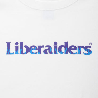 Liberaiders OG LOGO TEE リベレイダース OG ロゴTシャツ 736062603【メンズ 半袖Tシャツ フロスト加工 グラフィック ロゴプリント 26FW】