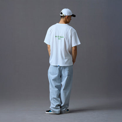 Liberaiders BAGGY DENIM PANTS リベレイダース バギー デニム パンツ 737042603【メンズ スラブデニム バギーパンツ バギーシルエット ケミカルウォッシュ 26FW】