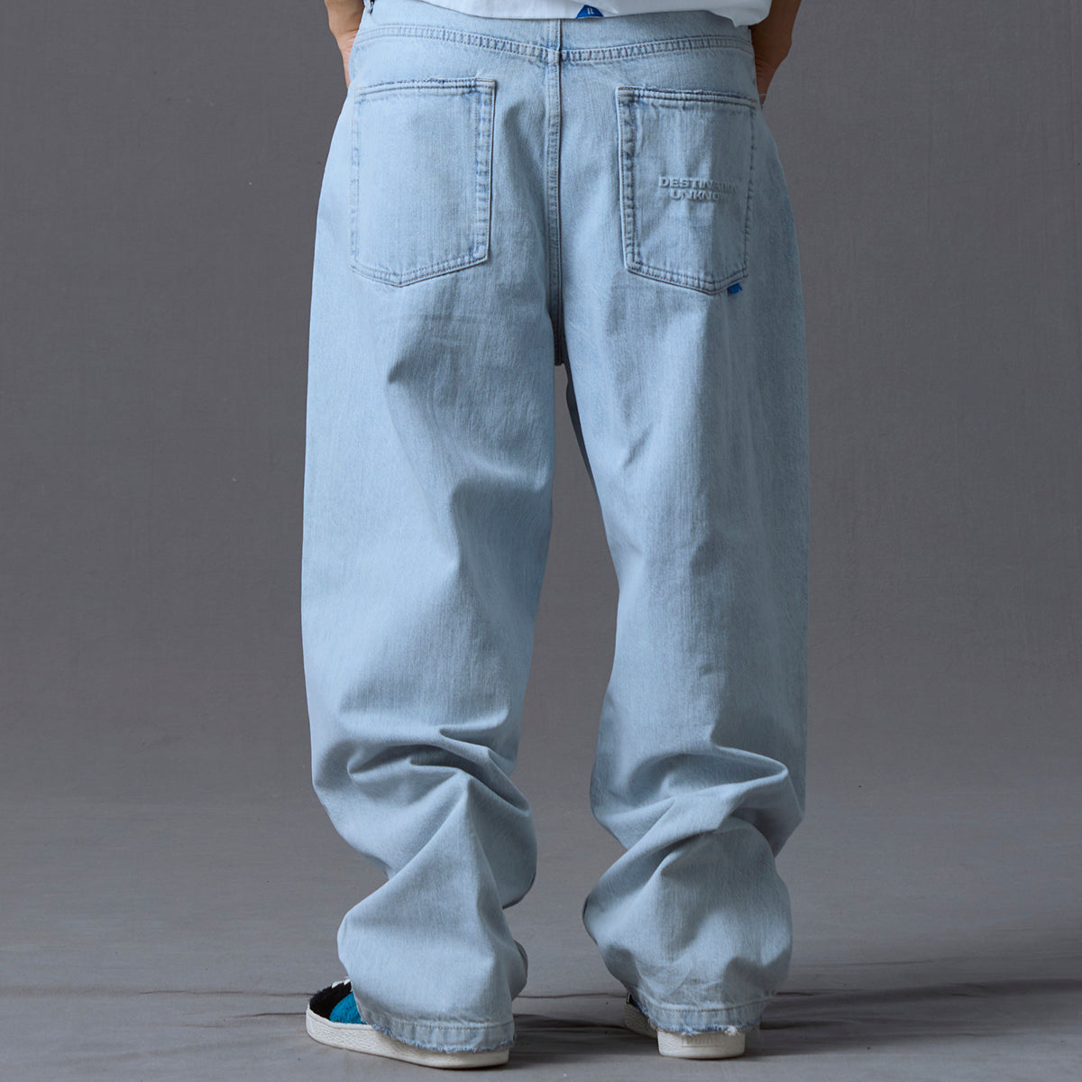 Liberaiders BAGGY DENIM PANTS リベレイダース バギー デニム パンツ 737042603【メンズ スラブデニム バギーパンツ バギーシルエット ケミカルウォッシュ 26FW】