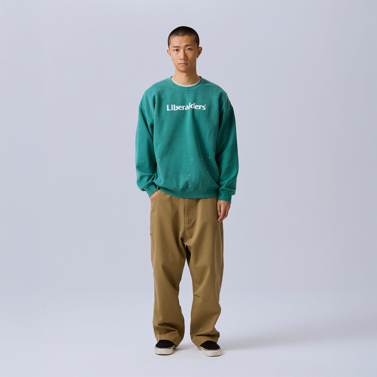 Liberaiders T/C SARROUEL CHINO PANTS リベレイダース T/C サルエル チノパンツ 737092603【メンズ サルエルパンツ ツイル素材 ワッペン カジュアル デイリーユース  26FW】