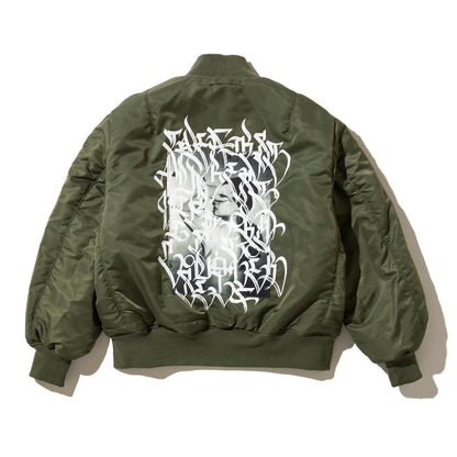 坩堝 Reversible MA-1 JACKET (RUTSUBO×JOHN125) RUTSUBO リバーシブル エムエーワン ジャケット R26FA-JOHN-JK【メンズ ジャケット リバーシブル フライトジャケット ミリタリージャケット ブルゾン 26FW】