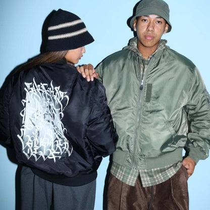 坩堝 Reversible MA-1 JACKET (RUTSUBO×JOHN125) RUTSUBO リバーシブル エムエーワン ジャケット R26FA-JOHN-JK【メンズ ジャケット リバーシブル フライトジャケット ミリタリージャケット ブルゾン 26FW】