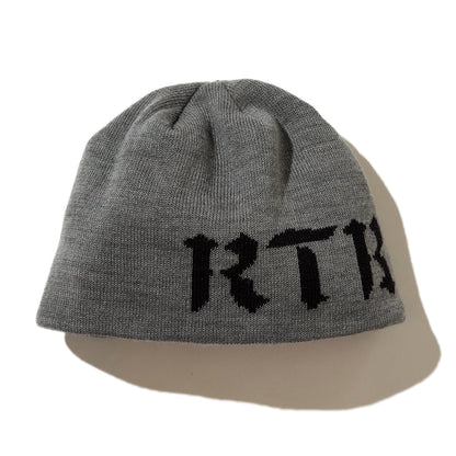 坩堝 RTB JACQUARD 6 PANEL BEANIE RUTSUBO アールティービー ジャカード 6パネル ビーニー R26FA-RTB-BN【メンズ ビーニー ニットキャップ 6パネル 総柄 ロゴデザイン 26FW】