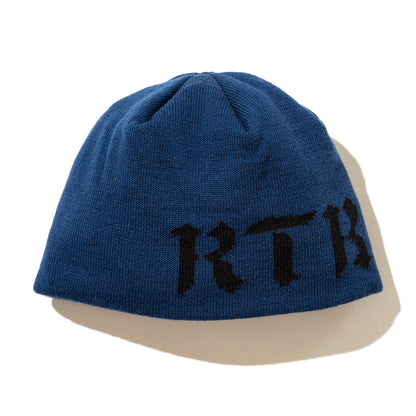坩堝 RTB JACQUARD 6 PANEL BEANIE RUTSUBO アールティービー ジャカード 6パネル ビーニー R26FA-RTB-BN【メンズ ビーニー ニットキャップ 6パネル 総柄 ロゴデザイン 26FW】
