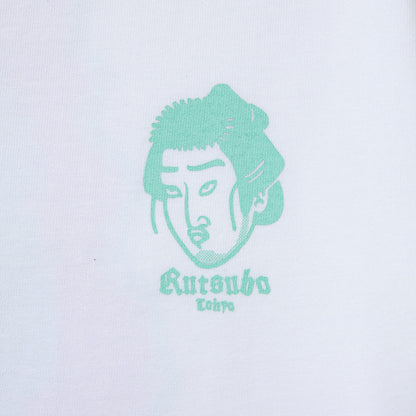坩堝 BU-TARE TEE (RUTSUBO×YU SUDA） RUTSUBO ブータレ ティー R26FA-SUDA-TS1【メンズ 半袖Tシャツ グラフィックデザイン ポイントロゴ コットンボディ 26FW】