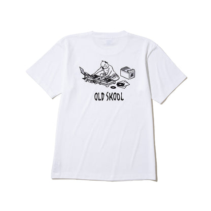 坩堝 OLD SKOOL 皿回 TEE (RUTSUBO×YU SUDA） RUTSUBO オールドスクール 皿回 ティー R26FA-SUDA-TS2【メンズ 半袖Tシャツ グラフィックデザイン ストリート コットンボディ 26FW】