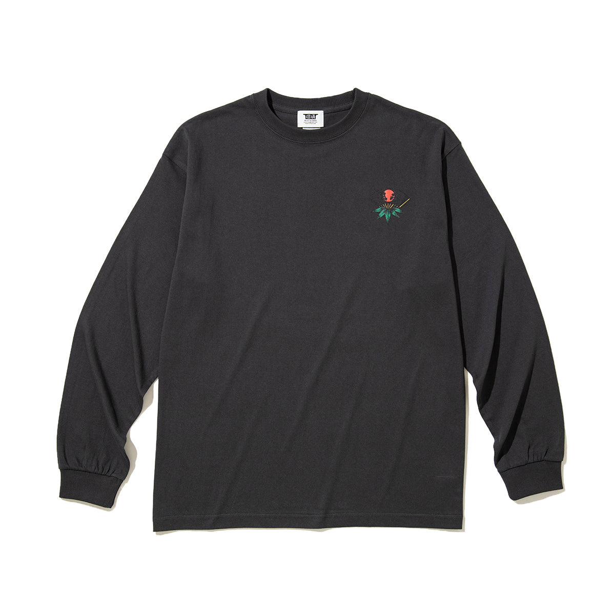 坩堝 熊手 LS/S T-SHIRTS ( 画工遊鷹 ) RUTSUBO 熊手 ロングスリーブ Tシャツ R26FA-YUTAKA-TS1【メンズ 長袖Tシャツ ロンT グラフィック 6.2oz ストリートカルチャー 26FW】