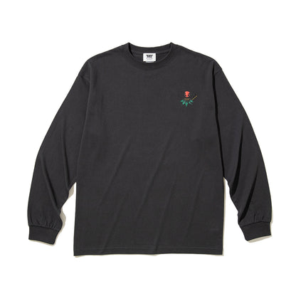 坩堝 熊手 LS/S T-SHIRTS ( 画工遊鷹 ) RUTSUBO 熊手 ロングスリーブ Tシャツ R26FA-YUTAKA-TS1【メンズ 長袖Tシャツ ロンT グラフィック 6.2oz ストリートカルチャー 26FW】