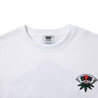坩堝 熊手 LS/S T-SHIRTS ( 画工遊鷹 ) RUTSUBO 熊手 ロングスリーブ Tシャツ R26FA-YUTAKA-TS1【メンズ 長袖Tシャツ ロンT グラフィック 6.2oz ストリートカルチャー 26FW】