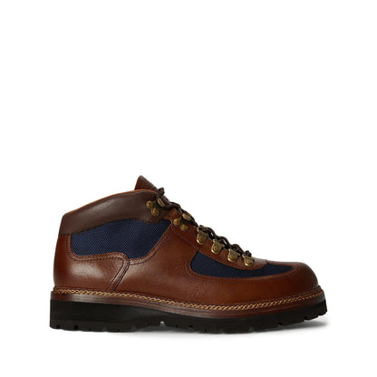 POLO RALPH LAUREN POLO ALP MID-BOOTS-MID CUT BOOT LTHR/BALLSTIC NYLON ポロ ラルフ ローレン ポロ アルプ ミッドブーツ ミッドカットブーツ レザー/バリスティックナイロン MAPOFTW0D720109250【メンズ レザー 耐久性 カジュアル デイリーユース 26FW】