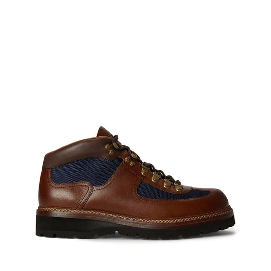 POLO RALPH LAUREN POLO ALP MID-BOOTS-MID CUT BOOT LTHR/BALLSTIC NYLON ポロ ラルフ ローレン ポロ アルプ ミッドブーツ ミッドカットブーツ レザー/バリスティックナイロン MAPOFTW0D720109250【メンズ レザー 耐久性 カジュアル デイリーユース 26FW】