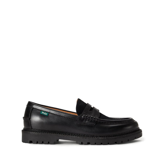 POLO RALPH LAUREN JETT PENNY-CASUAL SHOE-BUCK LEATHER/SUEDE ポロ ラルフ ローレン ジェット ペニー カジュアル シュー バックレザー／スエード MAPOFTW0Z220170001【メンズ レザー スエード ローファー カジュアル デイリーユース 26FW】
