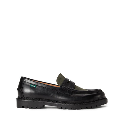POLO RALPH LAUREN JETT PENNY-CASUAL SHOE-BUCK LEATHER/SUEDE ポロ ラルフ ローレン ジェット ペニー カジュアル シュー バックレザー／スエード MAPOFTW0Z220187001【メンズ レザー スエード ローファー カジュアル デイリーユース 26FW】