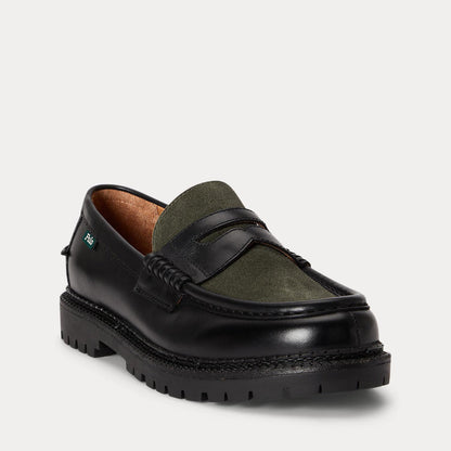POLO RALPH LAUREN JETT PENNY-CASUAL SHOE-BUCK LEATHER/SUEDE ポロ ラルフ ローレン ジェット ペニー カジュアル シュー バックレザー／スエード MAPOFTW0Z220187001【メンズ レザー スエード ローファー カジュアル デイリーユース 26FW】
