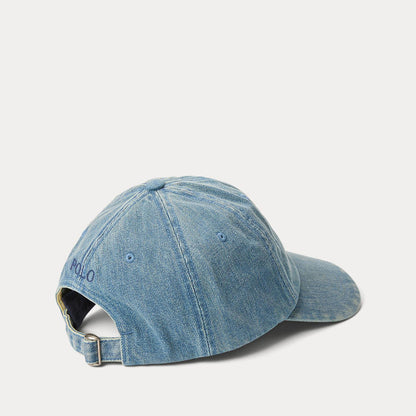 POLO RALPH LAUREN DENIM CLASSIC SPORTS CAP ポロ ラルフ ローレン デニム クラシック スポーツ キャップ MAPOHGS0J421600400【メンズ デニム素材 スポーツ シンプル カジュアル デイリーユース 26FW】